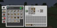 The crafting recipe for a wooden axe in Minecraft (Image via Minecraft)